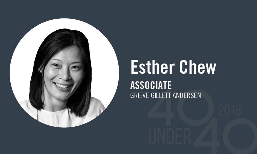 Thumbnail for 40 Under 40 winner of the day: Esther Chew