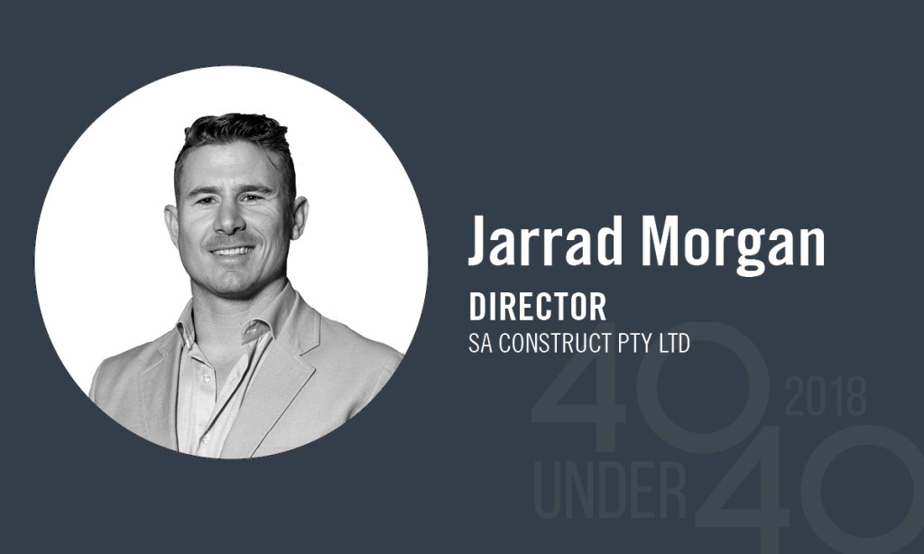 Thumbnail for 40 Under 40 winner of the day: Jarrad Morgan