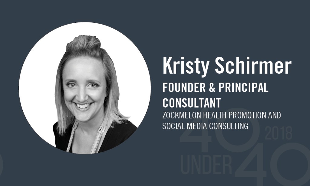 Thumbnail for 40 Under 40 winner of the day: Kristy Schirmer