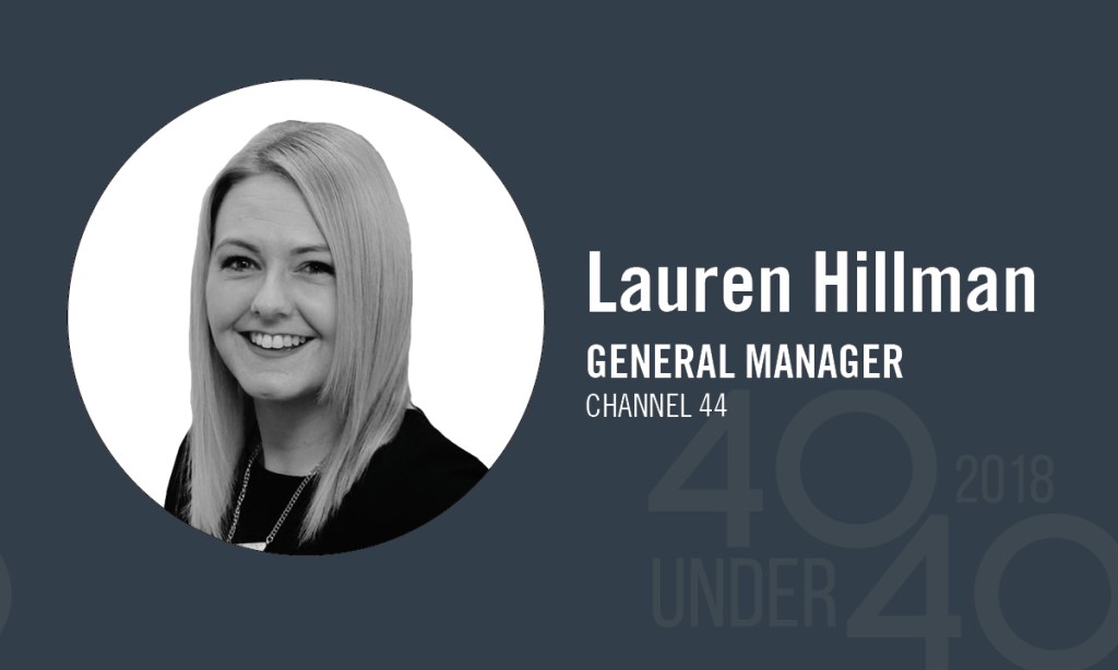 Thumbnail for 40 Under 40 winner of the day: Lauren Hillman