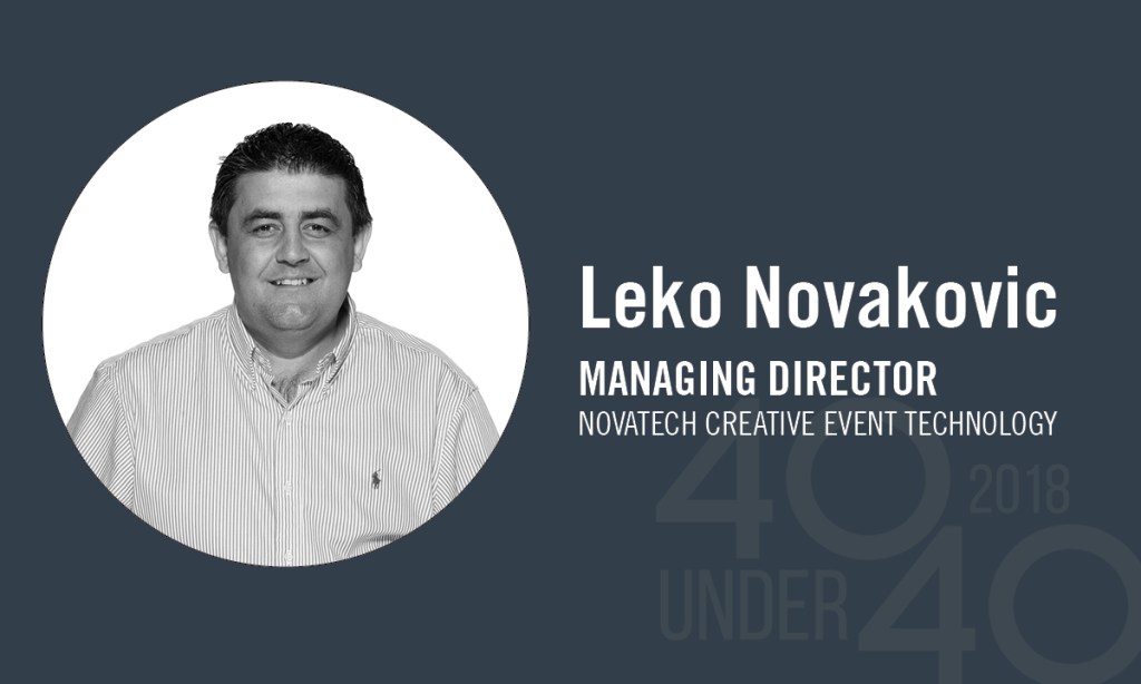 Thumbnail for 40 Under 40 winner of the day: Leko Novakovic