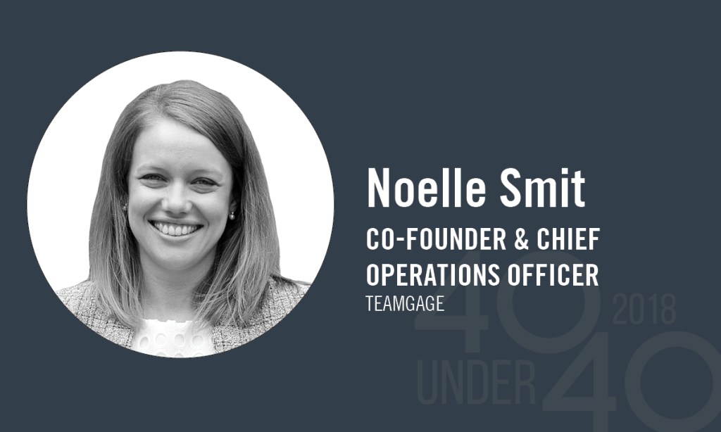 Thumbnail for 40 Under 40 winner of the day: Noelle Smit