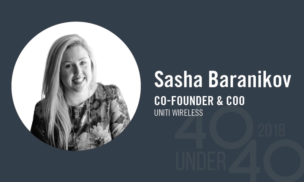 Thumbnail for 40 Under 40 winner of the day: Sasha Baranikov