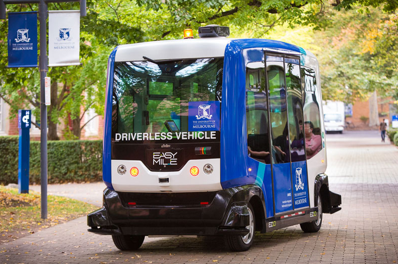 The EasyMile EZ10 driverless bus. Supplied image