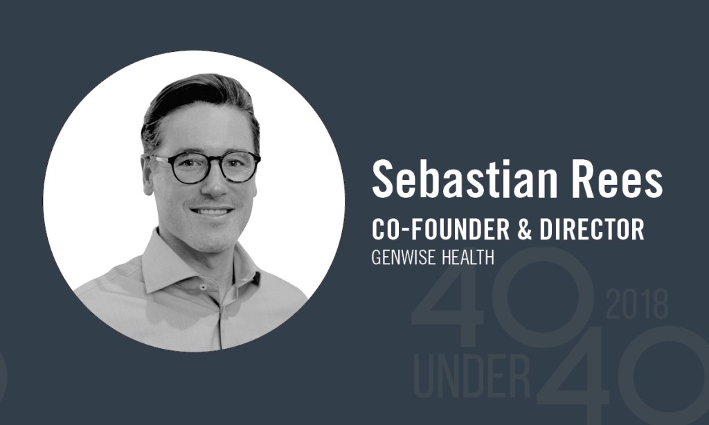 Thumbnail for 40 Under 40 winner of the day: Sebastian Rees