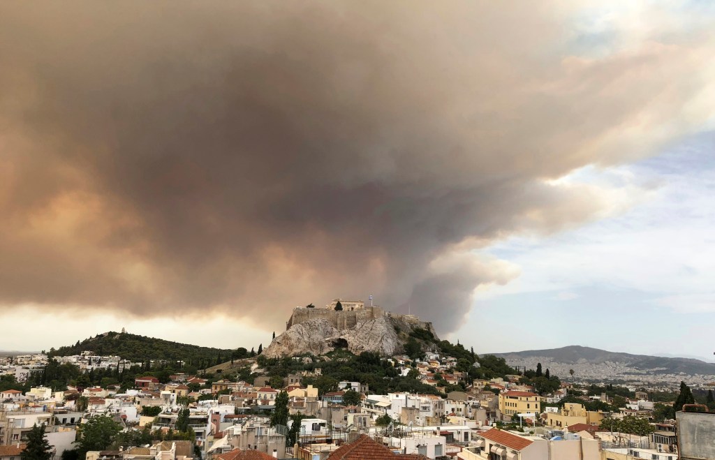 Thumbnail for Greek fires kill at least 20 near Athens