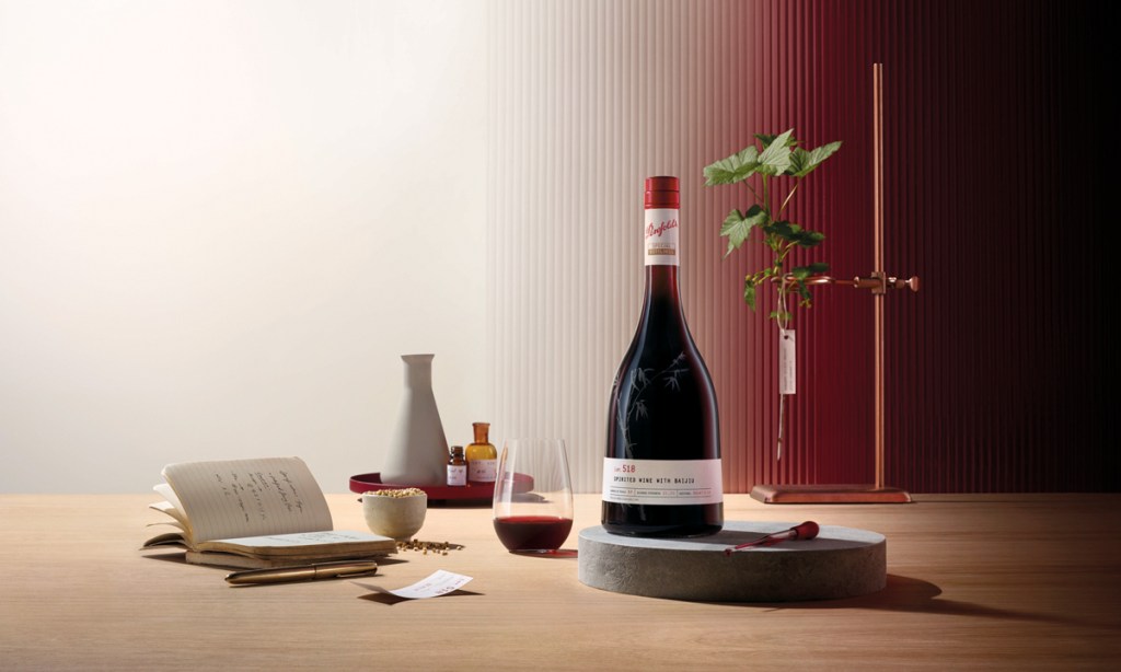 A PR image for Penfolds' new baiju-infused fortified wine.