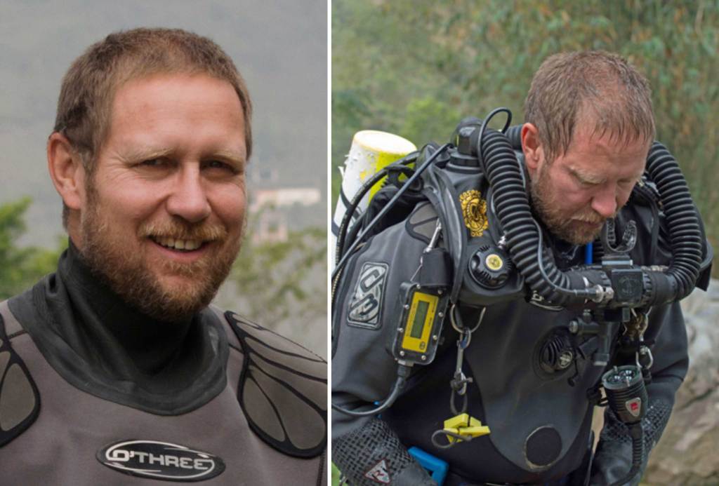 Adelaide doctor and cave diver Richard Harris. Photo: Oztek / AP
