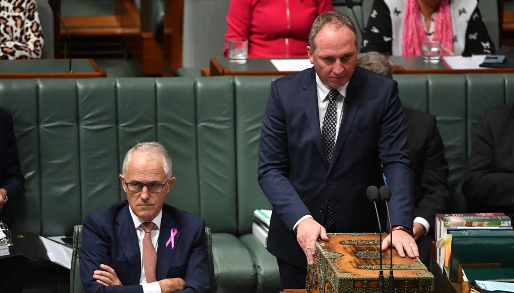 Thumbnail for Turnbull trying to bring down the government, says Joyce