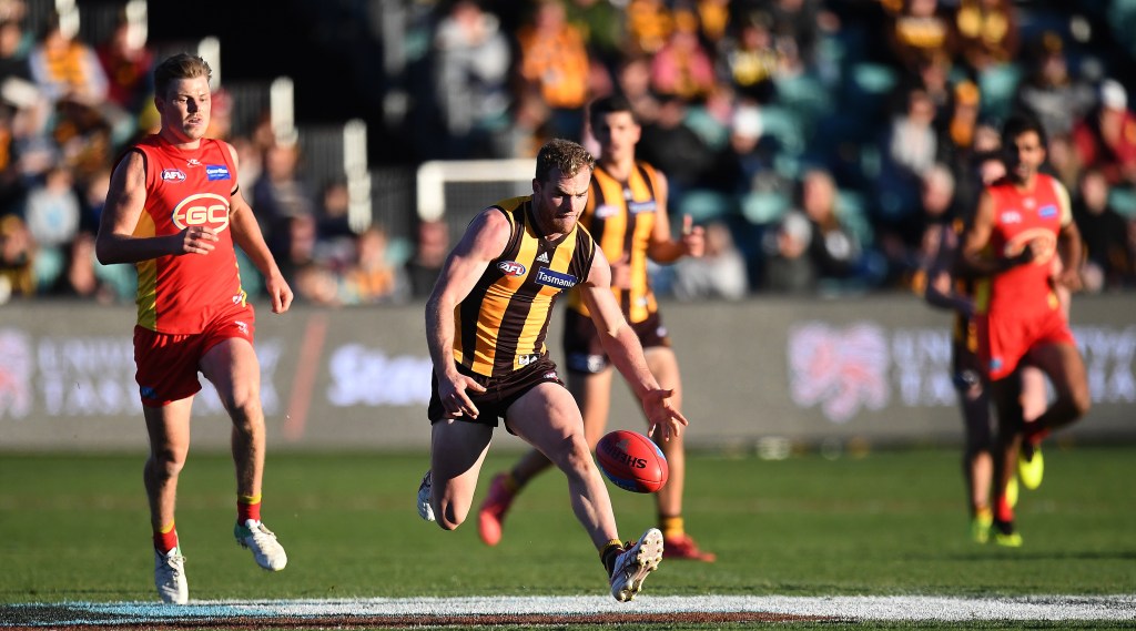 Hawthorn's Tom Mitchell has won this year's AFL Players' Association MVP award. Photo: AAP/Julian Smith