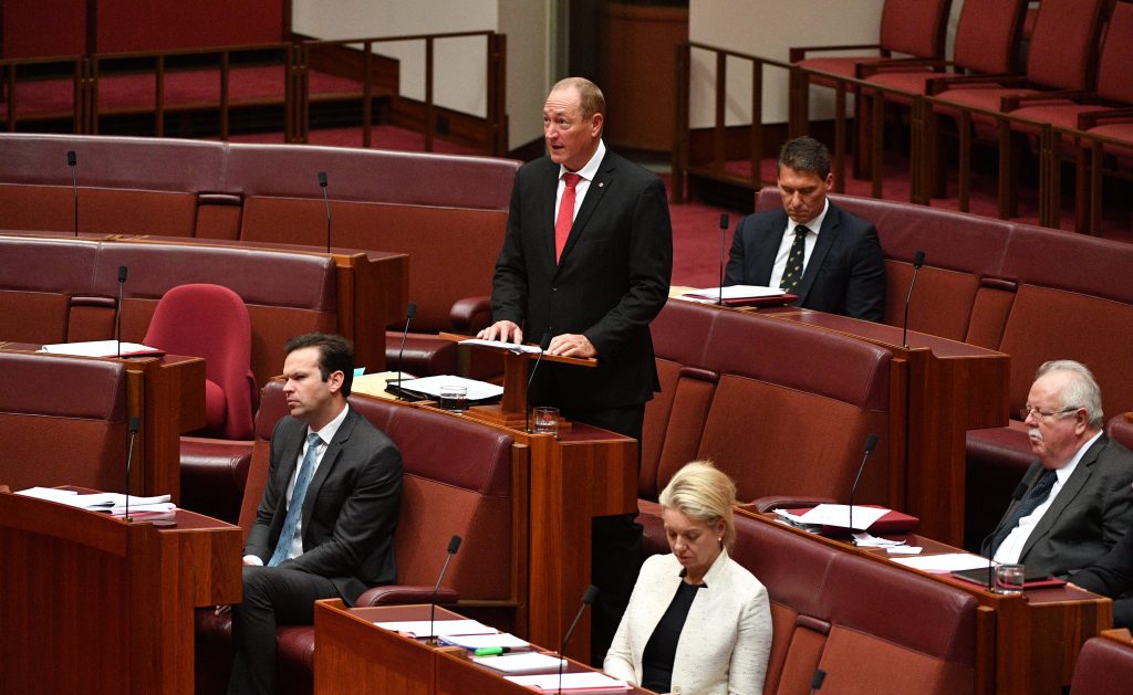 Thumbnail for Katter defends his Senator’s “final solution” speech