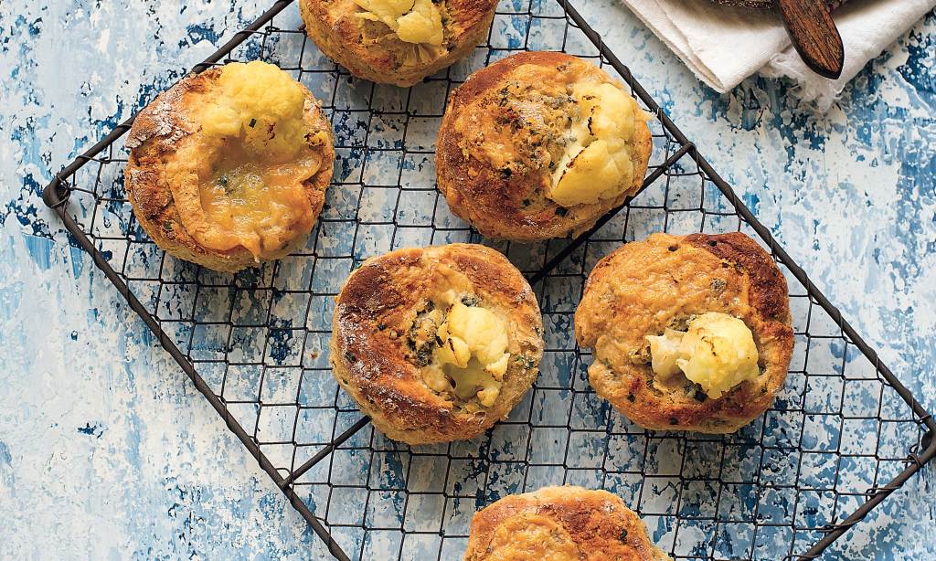 Thumbnail for Cauliflower Blue Cheese Scones