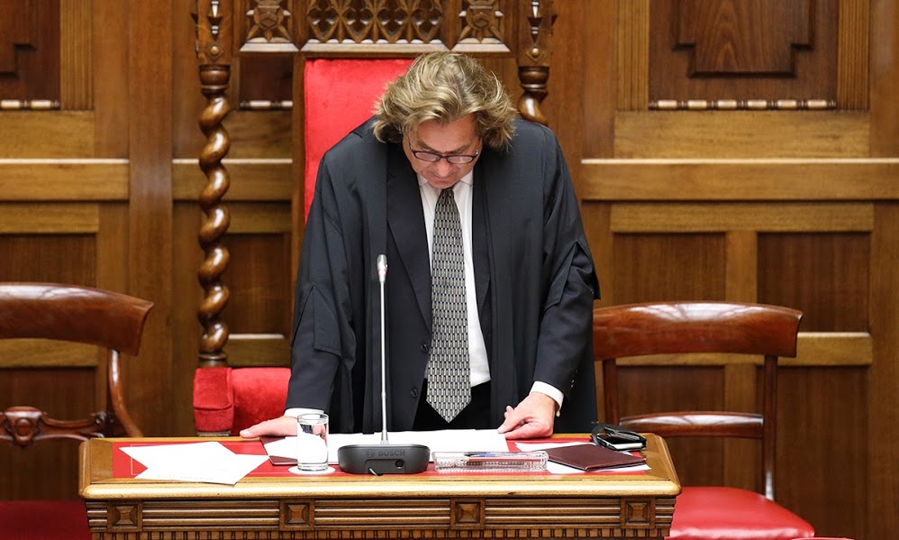 Russell Wortley during his time as Legislative Council president. Photo: Tony Lewis / InDaily