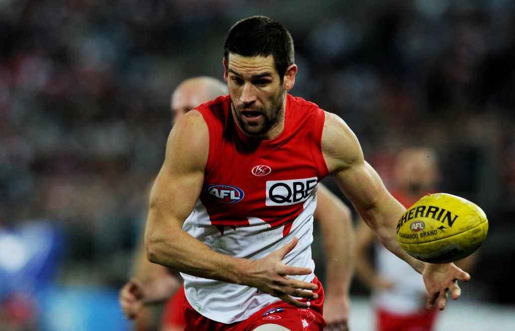 Martin Mattner played more than 200 games fro the Crows and the Swans before starting a successful coaching career. Photo: AAP/Tracey Nearmy