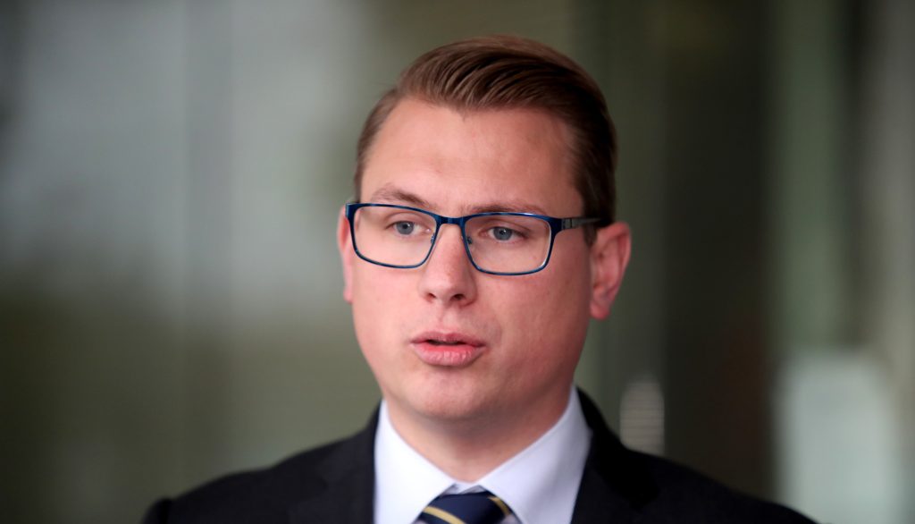 Local Government Minister Stephan Knoll has moved a step closer to sacking the Coober Pedy Council. Photo: AAP/Kelly Barnes