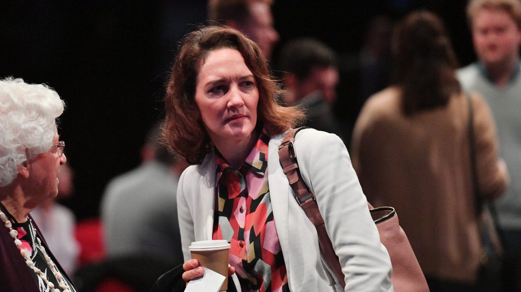 Georgina Downer, pictured during last month's SA Liberal AGM, was overwhelmingly re-endorsed as the party's Mayo candidate. Photo: David Mariuz / AAP