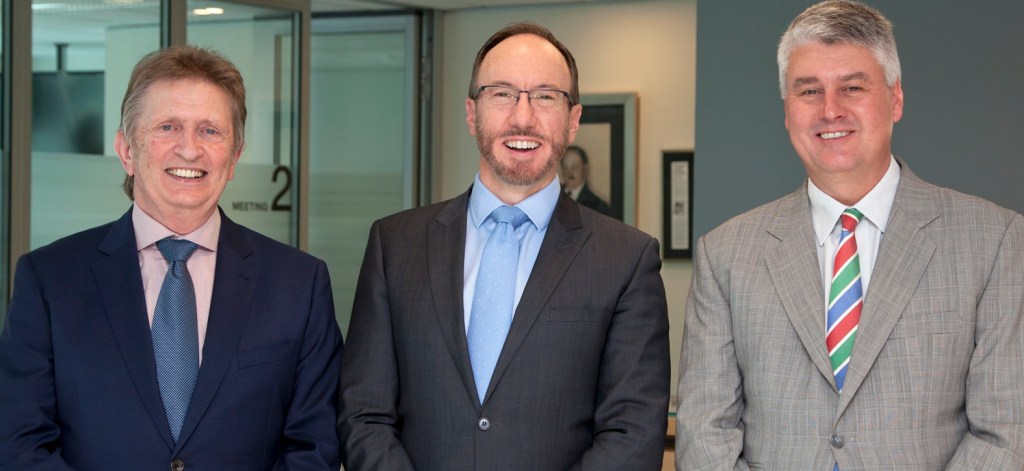 Alan Green, Mike Rowe and James Hooper of HLB Mann Judd.