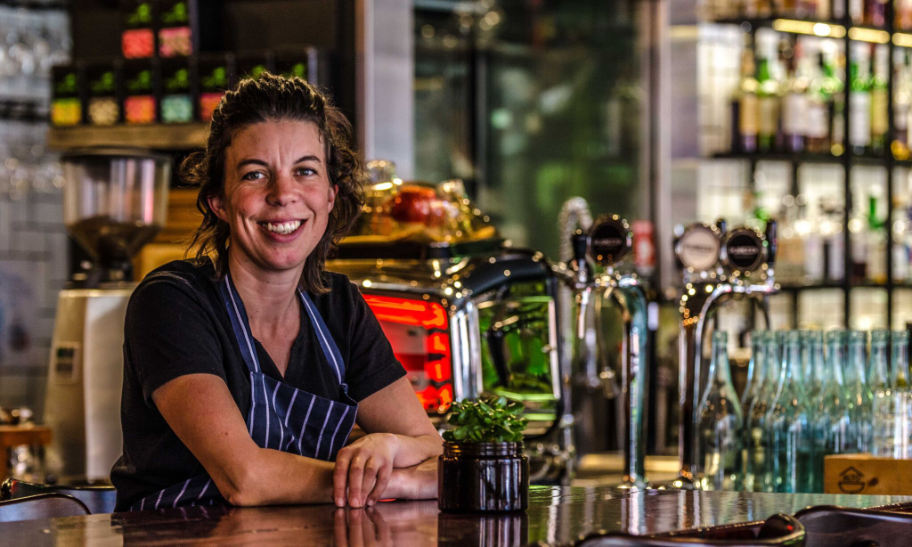 East End Cellars chef Georgie Rogers will launch her new spring menu on Monday. Photo: Angela Lisman
