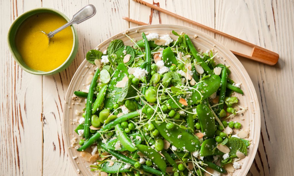Thumbnail for Green Salad with Quinoa, Lemon, Feta & Mint