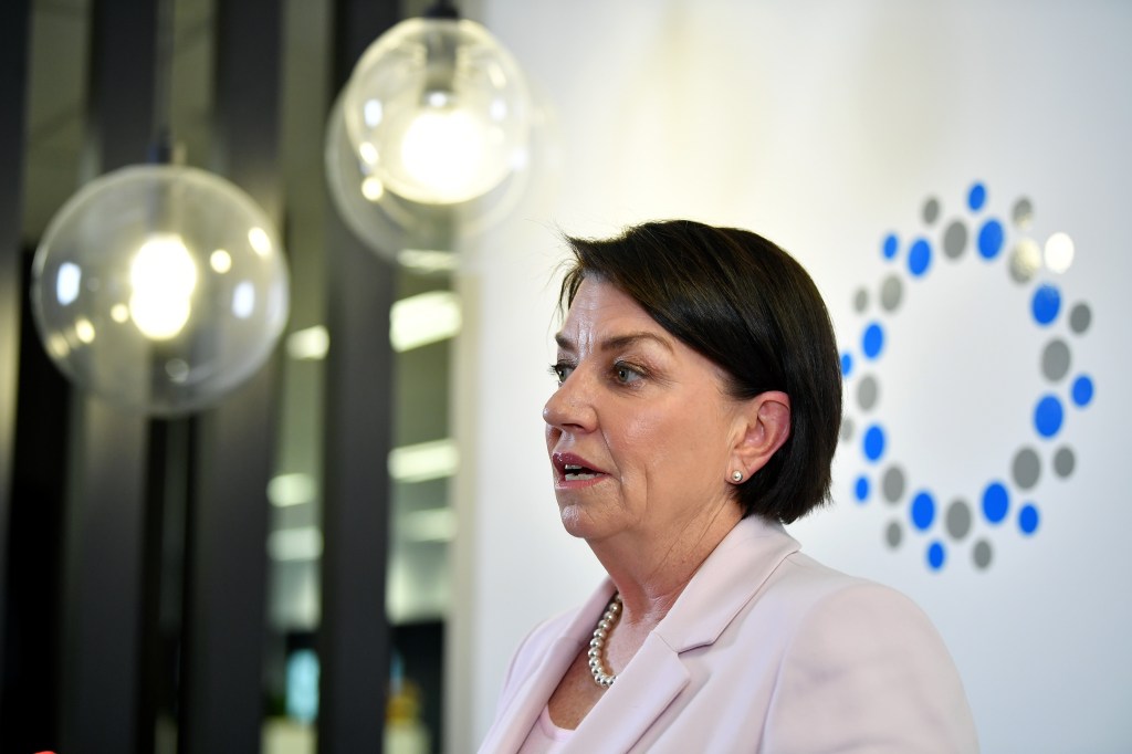 Australian Banking Association CEO Anna Bligh. Photo: AAP/Joel Carrett