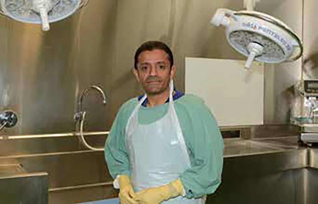 Dr Salah al-Tubaigy pictured in the Victorian Institute of Forensic Medicine's 2015 annual report.