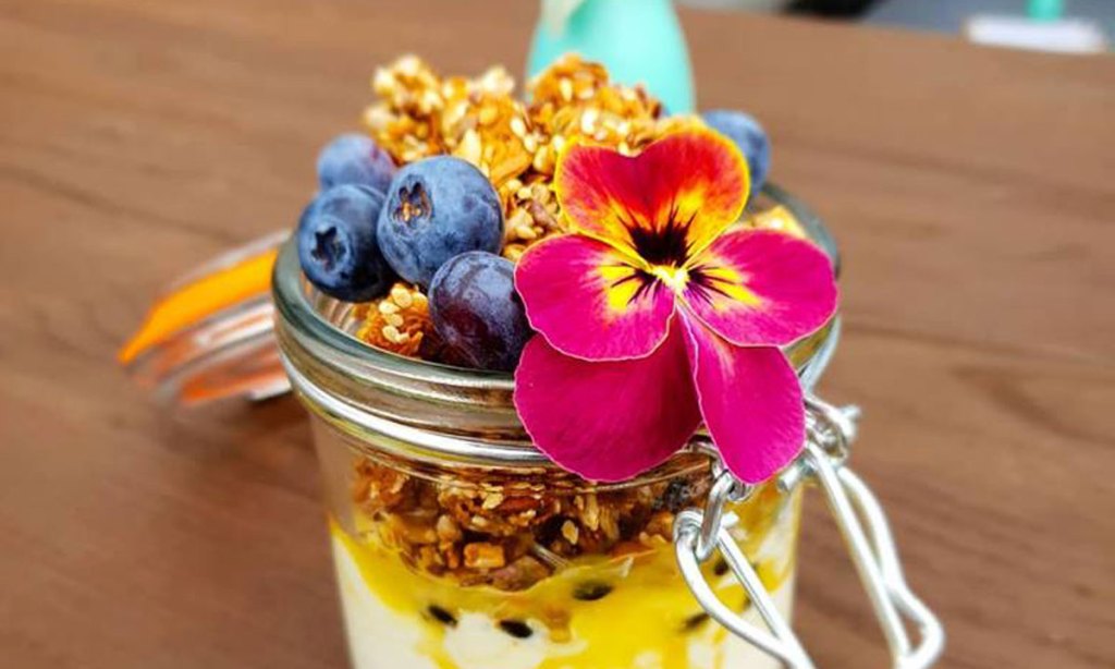 A fresh and fruity breakfast at Flower Cellar Door.
