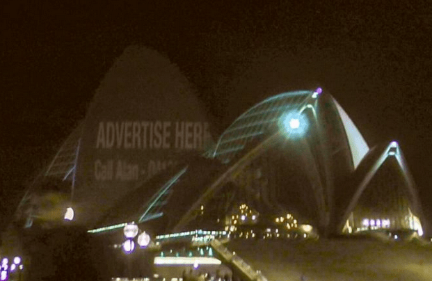 Thumbnail for ‘Advertise here. Call Alan’: Broadcaster pranked as Opera House row grows