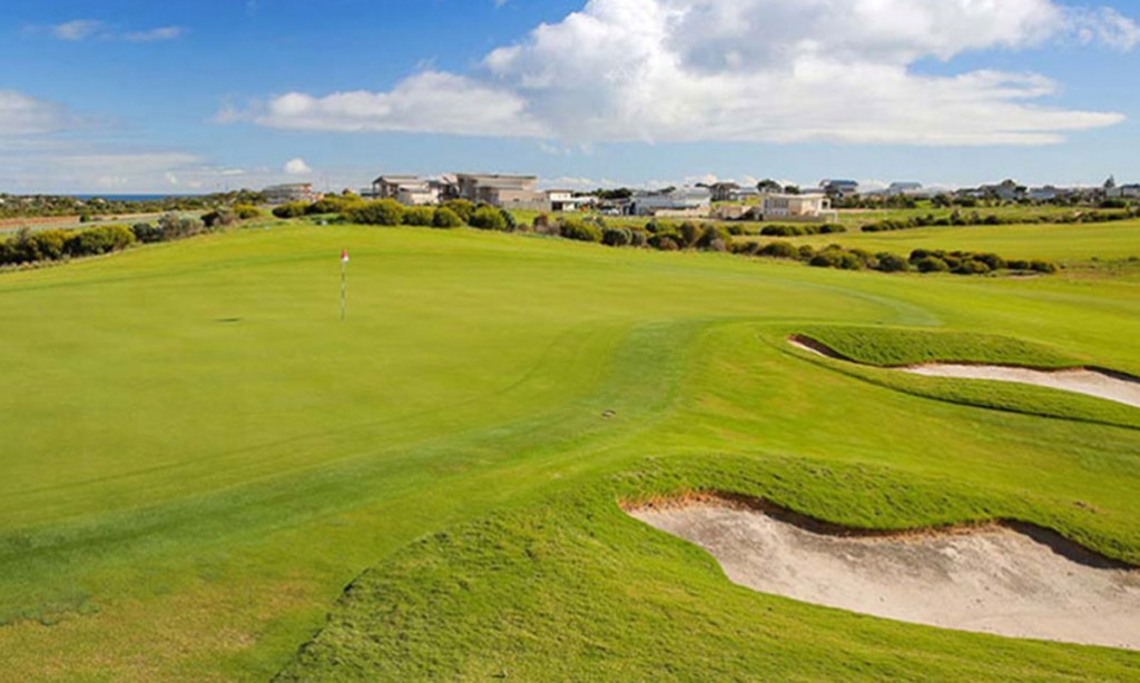 Panoramic Homes SA advertises house and land packages next to a Greg Norman-designed golf course in Port Hughes, and elsewhere.