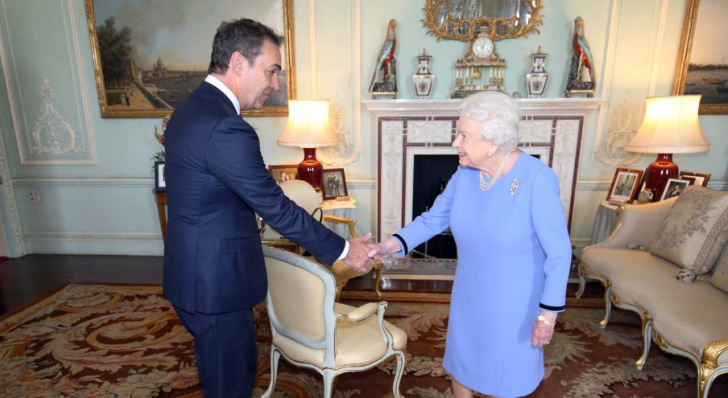 A photo posted to Twitter of the Premier meeting the Queen in London this week.