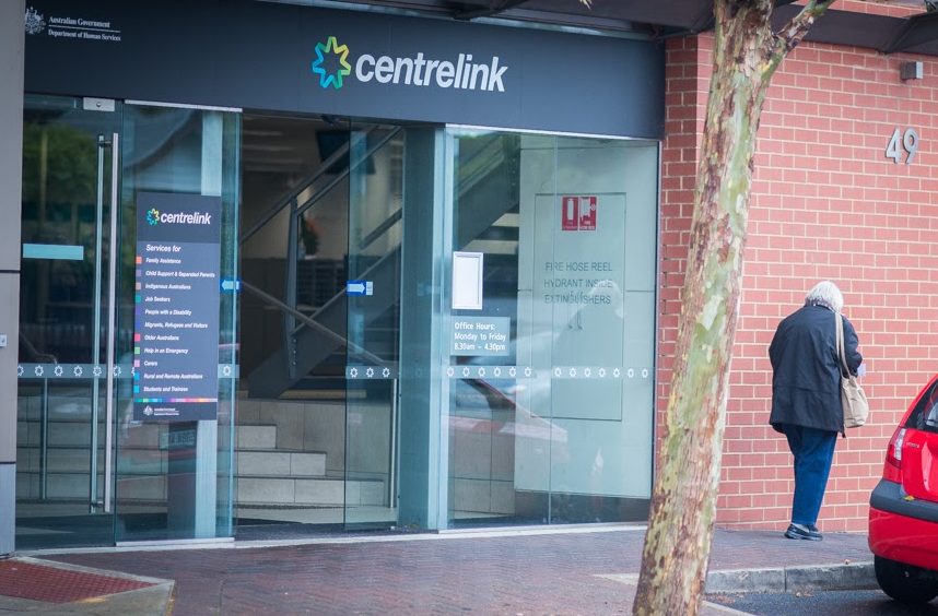 "As the pension age gets pushed out, more people must rely on a manifestly inadequate Newstart payment for long periods." File image: Tony Lewis/InDaily