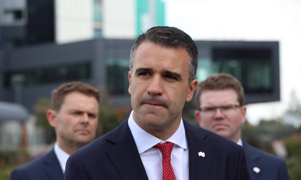 Peter Malinauskas in media mode. Photo: Tony Lewis / InDaily