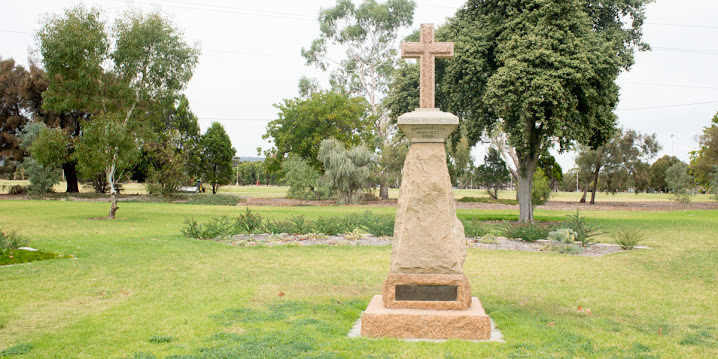The Dardanelles cenotaph before it was removed from the south park lands. 