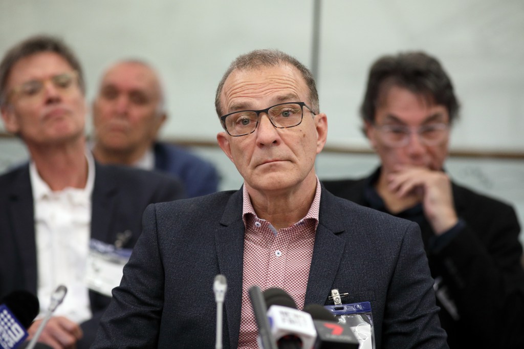Henry Keogh at today's committee hearing. Photo: Tony Lewis/InDaily