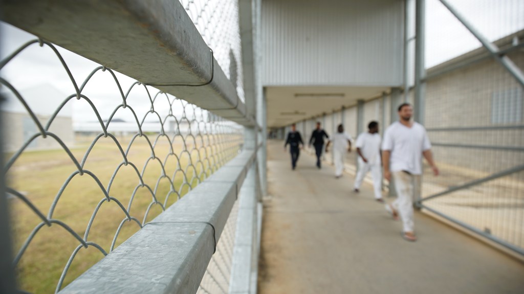 More than half of the prisoners at Lotus Glen Correctional Centre in northern Queensland are Aboriginal and Torres Strait Islander people. Photo: AAP/Human Rights Watch/ Daniel Soekov