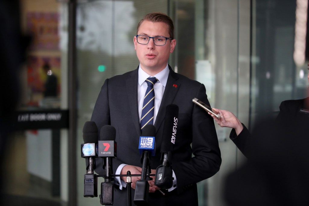 Planning Minister Stephan Knoll says the Buckland Park development has merit. Photo: AAP/Kelly Barnes