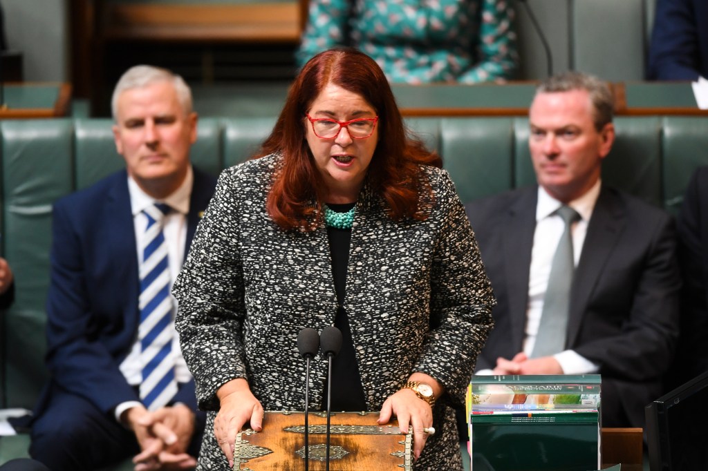 Federal Environment Minister Melissa Price. Photo: AAP/Lukas Coch