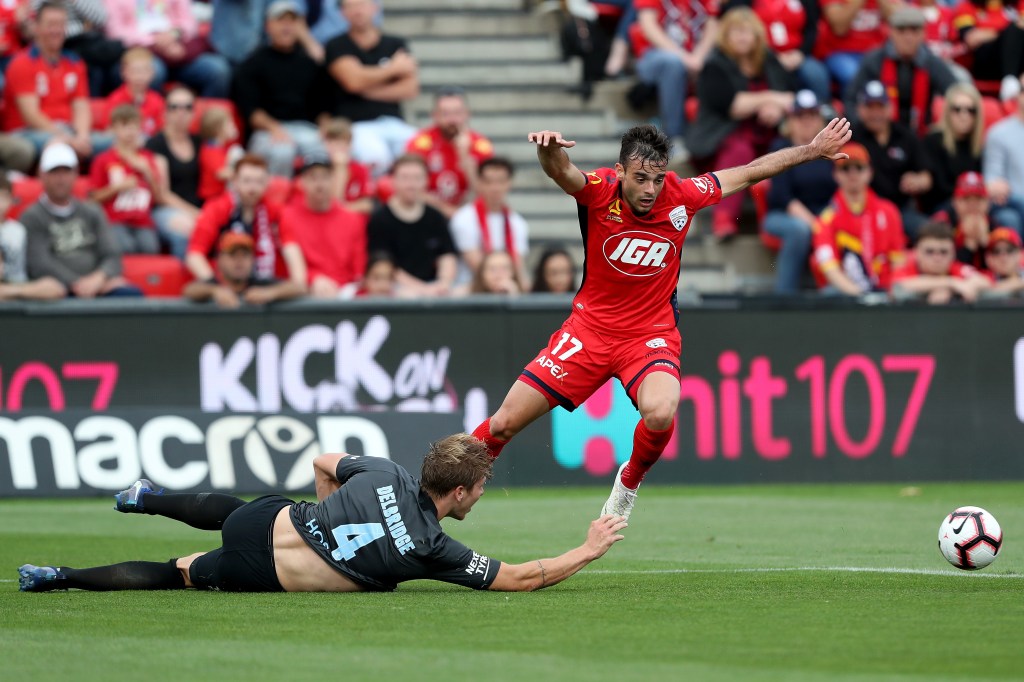Adelaide fans shouldn't leap to obvious conclusions despite the Reds' debacle last night against Melbourne City. Photo: AAP/James Elsby