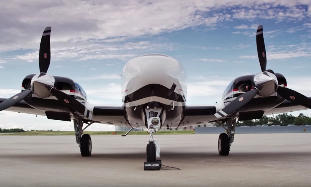 A Beechcraft airplane at Ceduna Airport. Image: Beechcraft
