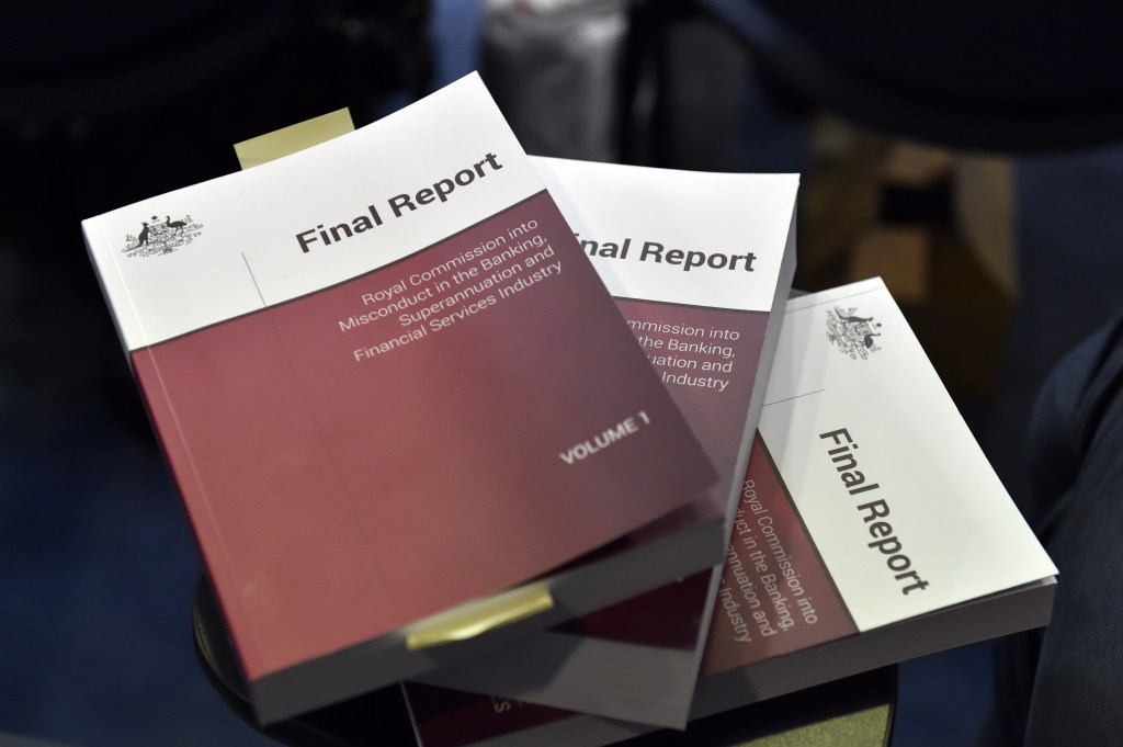 The royal commission's finding are well and good - but we shouldn't forget the victims. Photo: AAP/Mick Tsikas