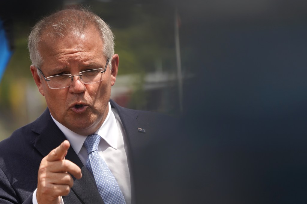 Thumbnail for Coalition tracking for defeat despite lift for Morrison