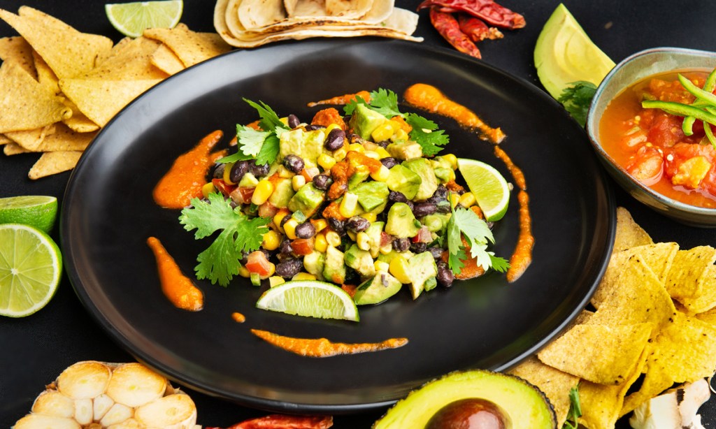 Thumbnail for Guacamole salad and spicy salsas