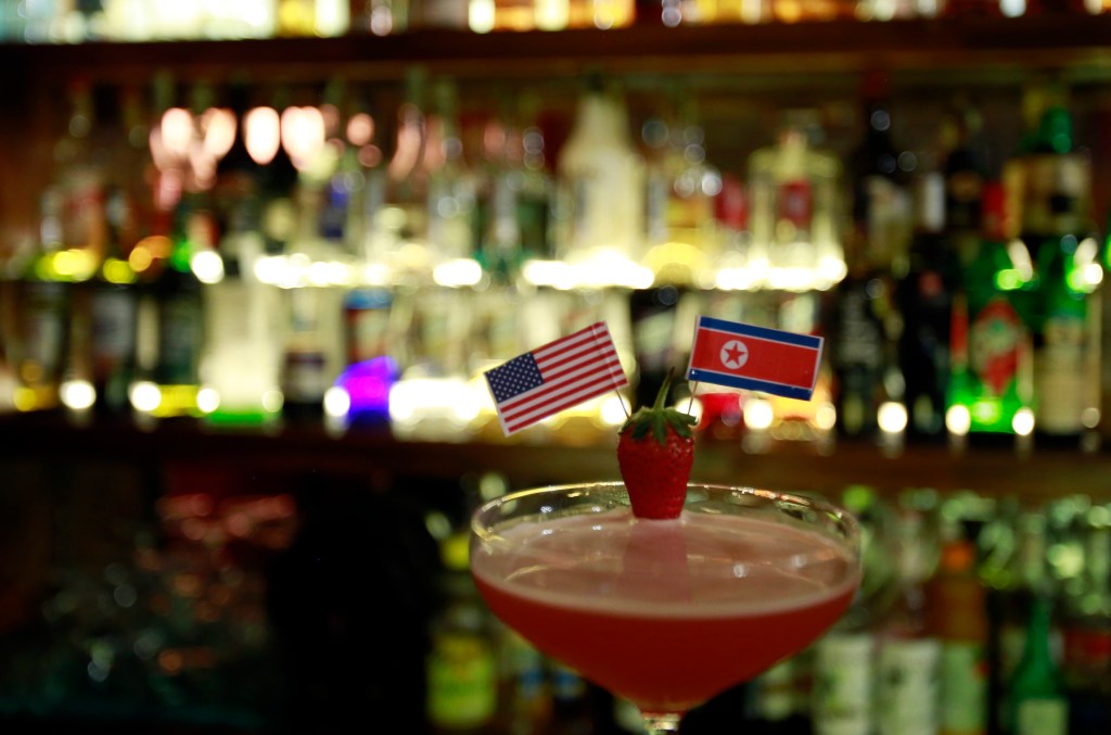 A Hanoi hotel cocktail to mark the US-North Korea summit which ended with no deal on nuclear weapons. Pic: SUPPLIED