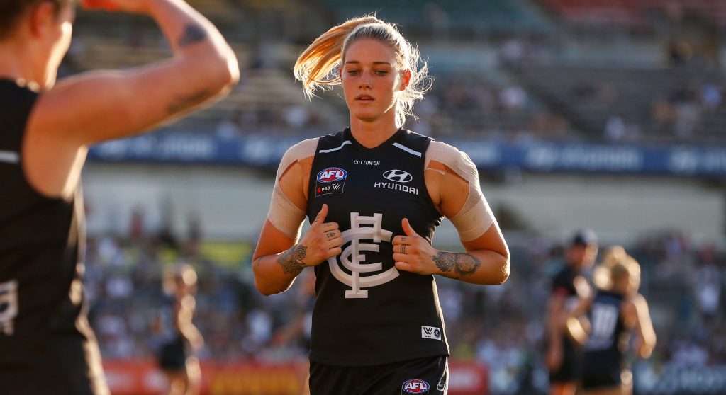 Thumbnail for AFLW star Harris calls for action on online abuse