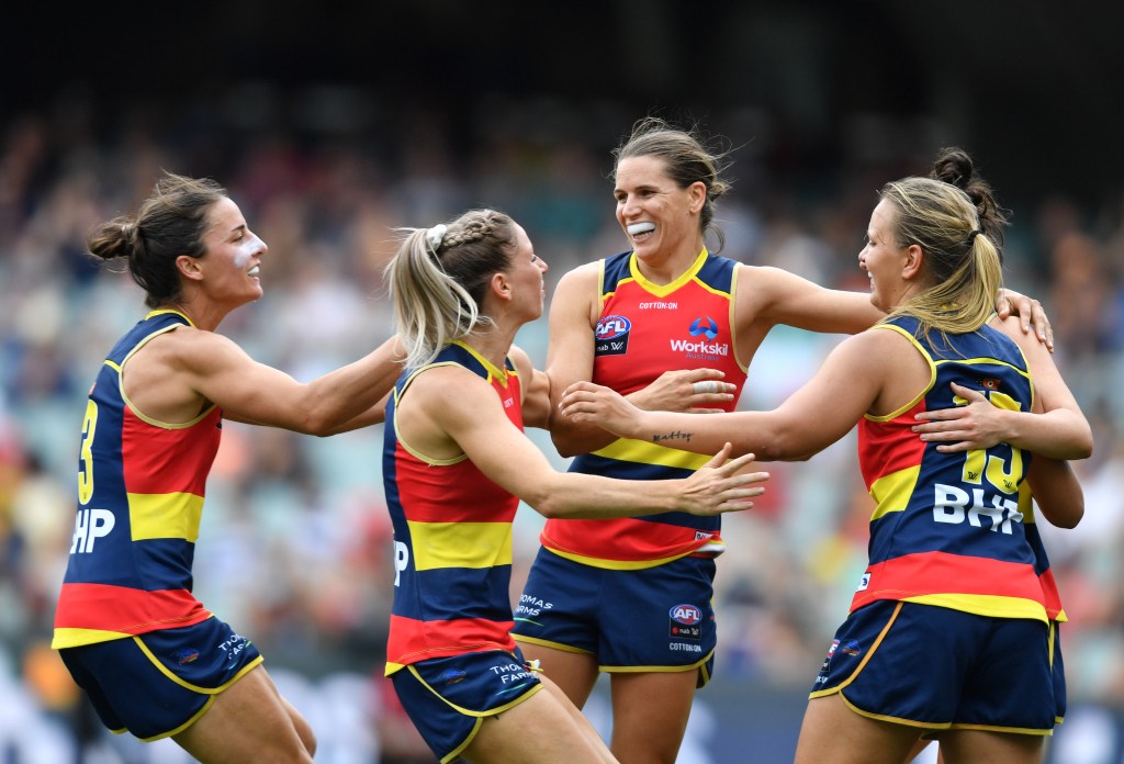 Thumbnail for Crows demolish Cats to march into AFLW grand final