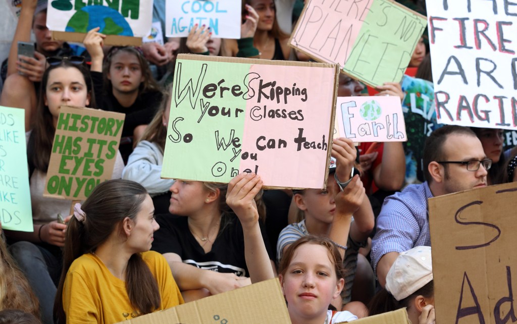 Thumbnail for Your views: on students demanding climate change action