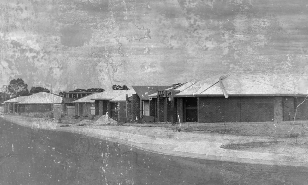 Partially constructed houses in Kadina, 154km north of Adelaide.