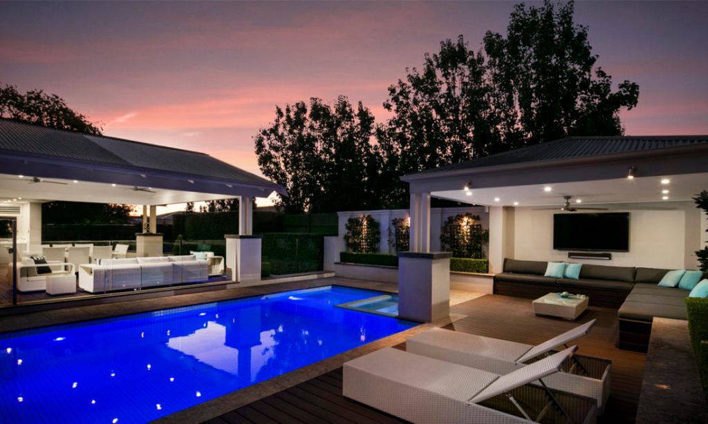 This Toorak Gardens property features huge outdoor entertaining areas.
