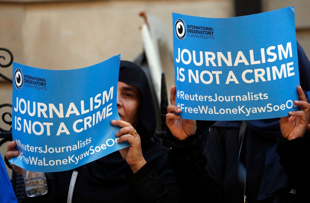 Thumbnail for Jailed reporters win Pulitzer for revealing Myanmar massacre
