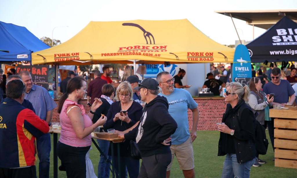 A recent Fork on the Road food truck gathering. Photo: supplied