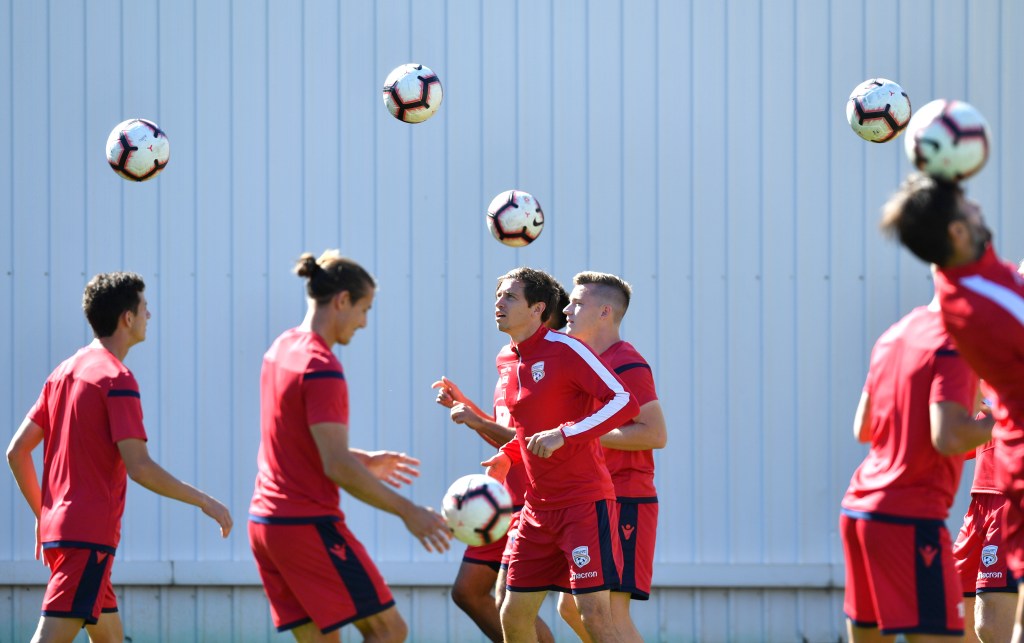 Gertjan Verbeek promises United will be high-quality performers. Photo: AAP/David Mariuz